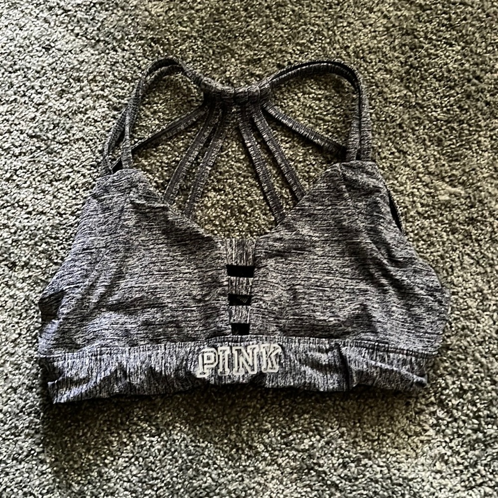 Sports bra with intricate back!